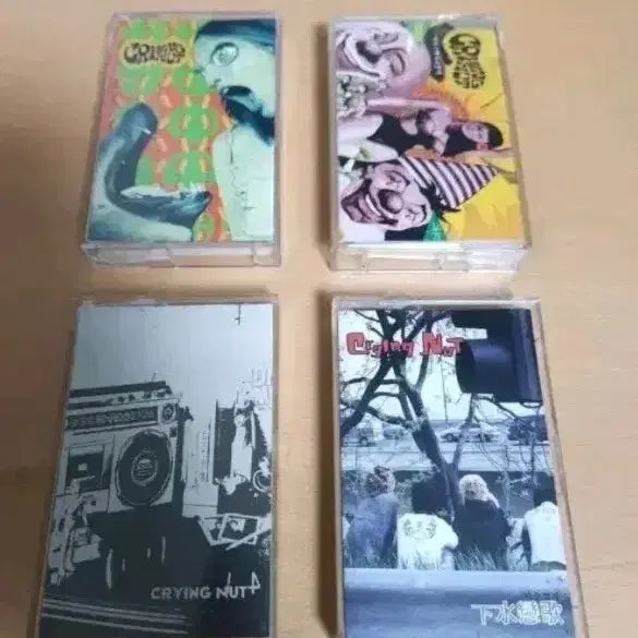 [BUNJANG] Crying Nut 1st-4th Album Cassette Tape Set / 크라잉넛 카세트 테이프 1집~ 4집