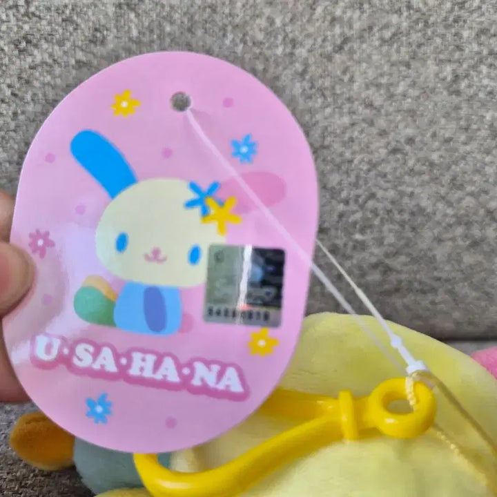 [BUNJANG] Sanrio Usahana Plush Keychain / 정품) 산리오 우사하나 인형 키링 새제품