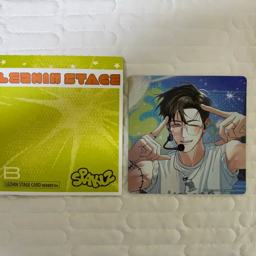 [BUNJANG] Sisyphus the Dogs Heo Jinwoo Sparklz Pop-up Resinstage Fancam Postcard B / 시시포스의 개들 허진우 스파클즈 팝업 레진스테이지 직캠 엽서 B 945