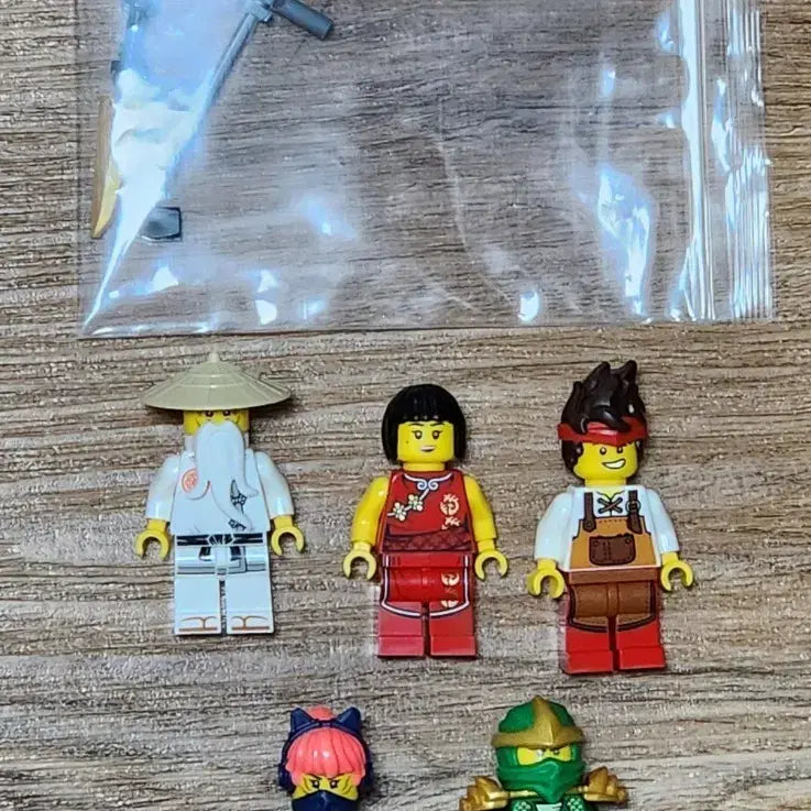 [BUNJANG] LEGO Ninjago Minifigure 5-Piece Bundle Set / 레고 닌자고 미니피구어 5종 일괄 판매
