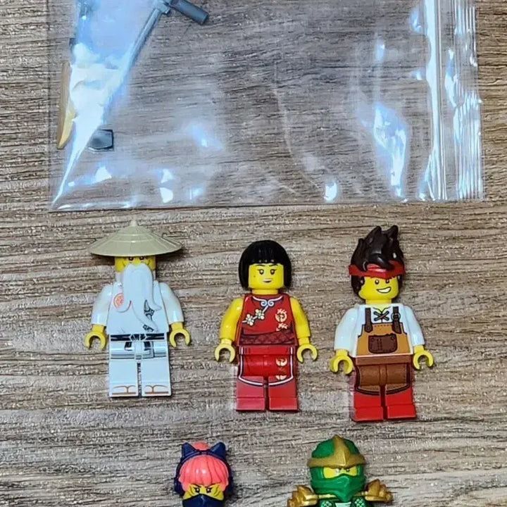 [BUNJANG] LEGO Ninjago Minifigure 5-Piece Bundle Set / 레고 닌자고 미니피구어 5종 일괄 판매