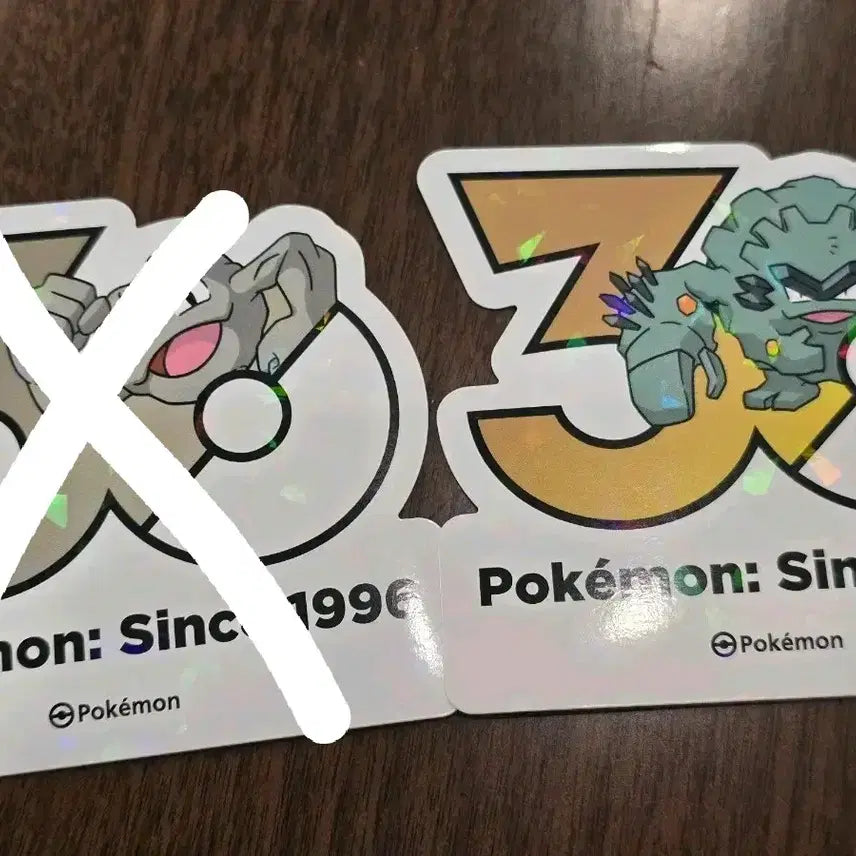 [BUNJANG] Pokemon 30th Anniversary Alolan Geodude Sticker / 포켓몬 30주년 알로라 데구리 스티커