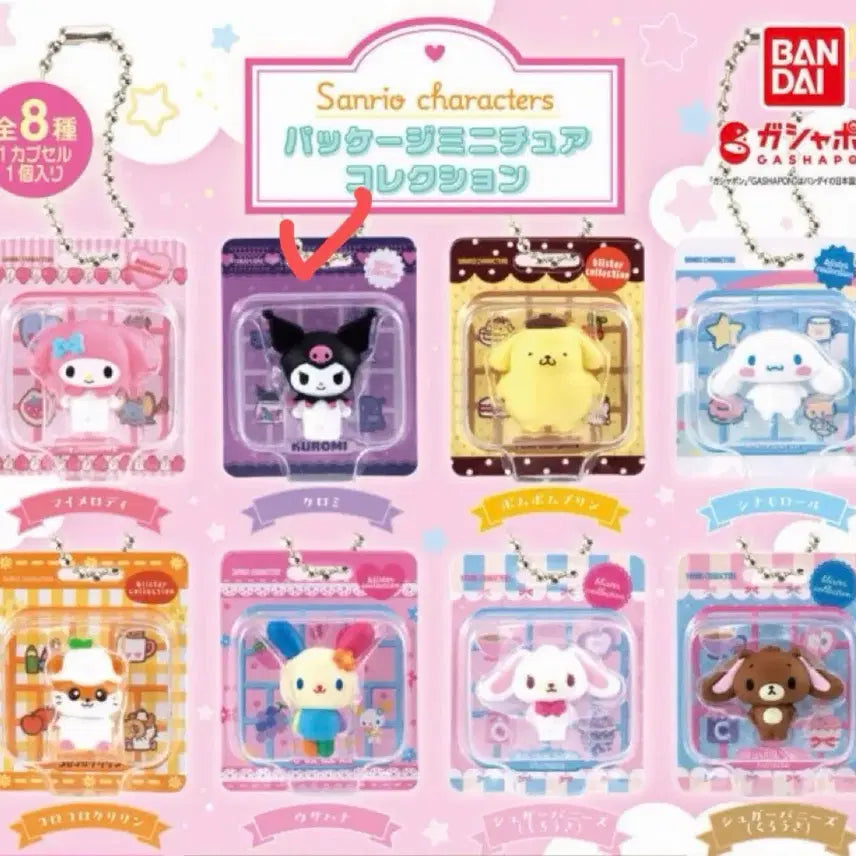 [BUNJANG] Sanrio Kuromi Blister Package Gacha / 산리오 블리스터 패키지 가챠 쿠로미