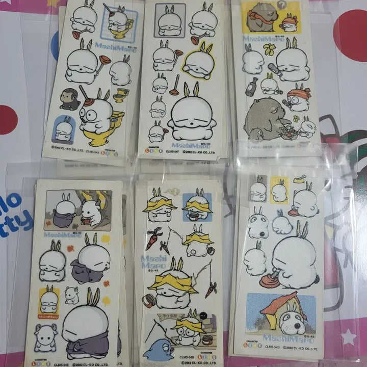 [BUNJANG] Classic Marshmallow Yeopgi Tokki Sticker Set / 고전 마시마로 엽기토끼 고전스티커 고전문구