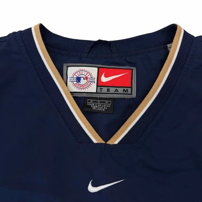 [BUNJANG] Nike Milwaukee Warm-Up Jacket Navy (M/US L) / 00년대 나이키 올드스쿨 밀워키 웜업 네이비 (M/국내100~105)