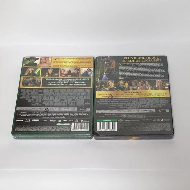 [BUNJANG] Wicked Steelbook 4K UHD + Blu-ray Bundle Set (2x Sealed) / 위키드 스틸북 [4k UHD + BLU RAY] 미개봉 새상품 2개 일괄