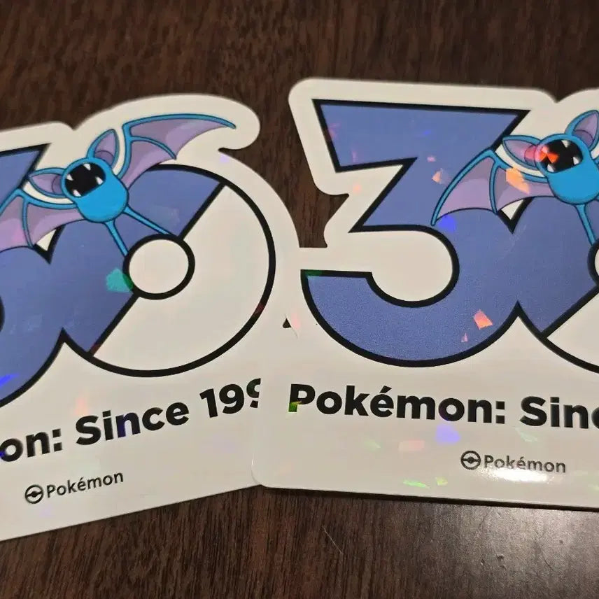 [BUNJANG] Pokemon 30th Anniversary Zubat Sticker / 포켓몬 30주년 주뱃 스티커