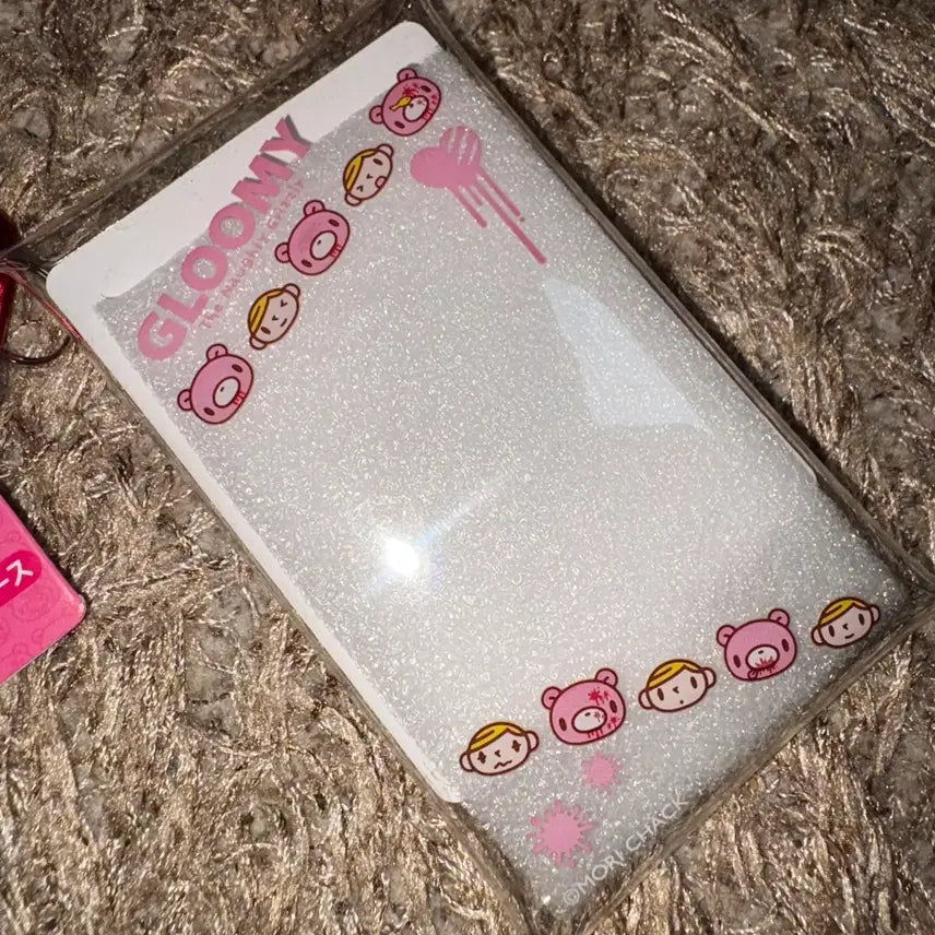[BUNJANG] Gloomy Bear Carabiner Clear Case / 글루미베어 카라비너 달린 클리어케이스 미사용