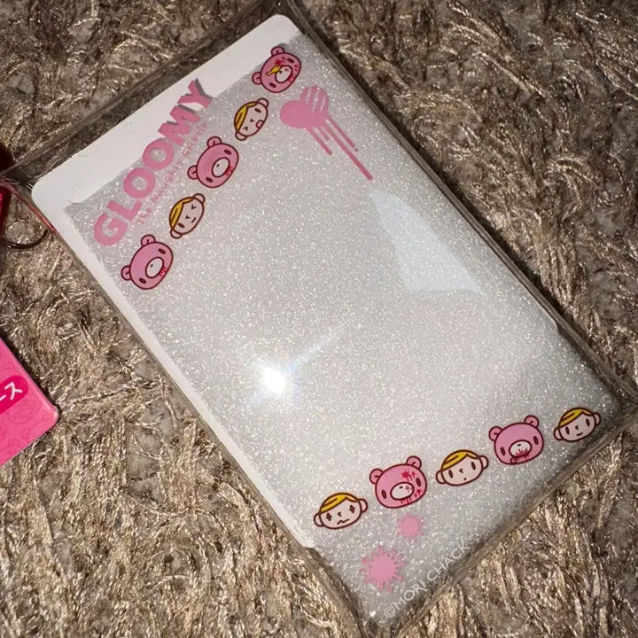 [BUNJANG] Gloomy Bear Carabiner Clear Case / 글루미베어 카라비너 달린 클리어케이스 미사용
