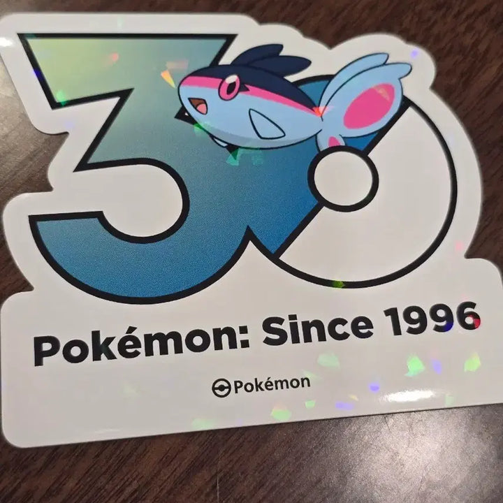 [BUNJANG] Pokemon 30th Anniversary Fluorescent Fish Sticker / 포켓몬 30주년 형광어 스티커