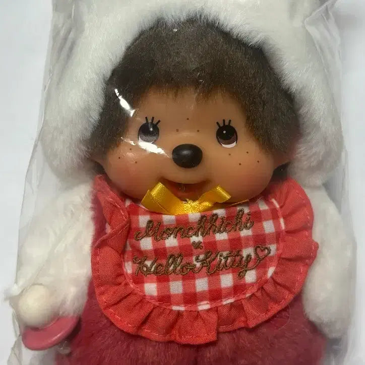 [BUNJANG] Hello Kitty Monchhichi Limited Edition Doll / 헬로키티 몬치치