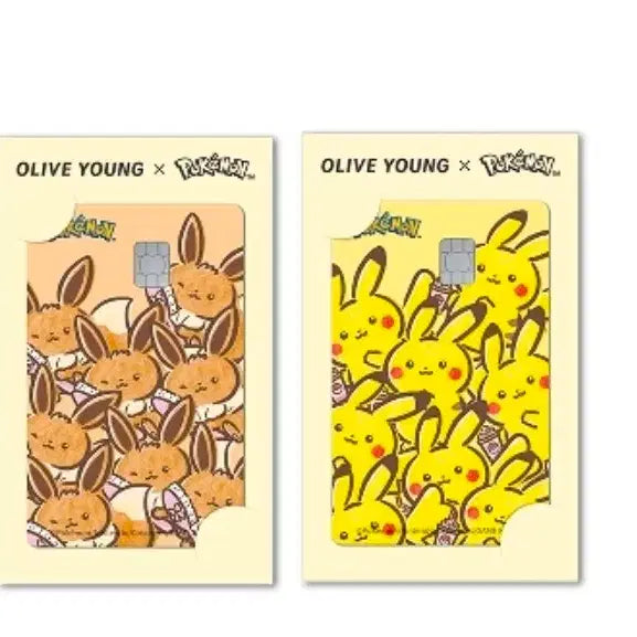 [BUNJANG] Pokemon Card Sticker (Pikachu/Eevee) / 새상품)포켓몬 카드 스티커(피카츄/이브이)