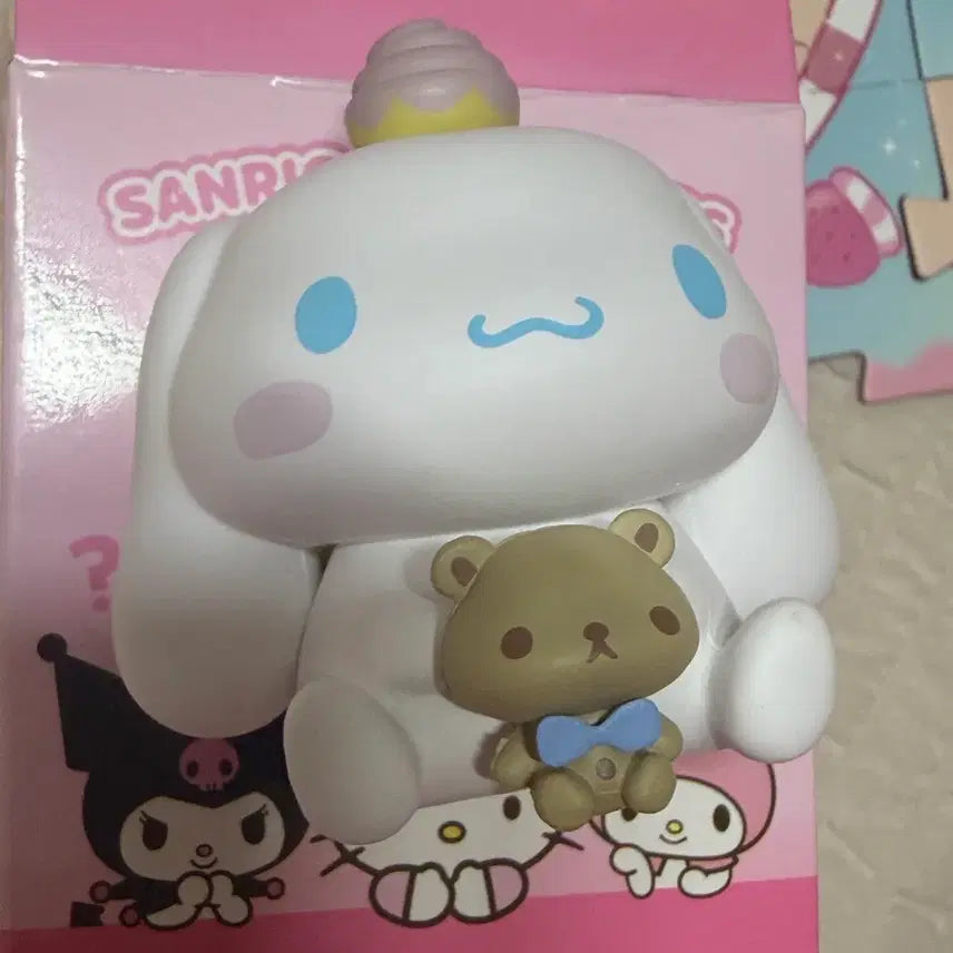 [BUNJANG] Sanrio Cinnamoroll Bear Plush Figure / 산리오 시나모롤 곰인형 피규어 말랑