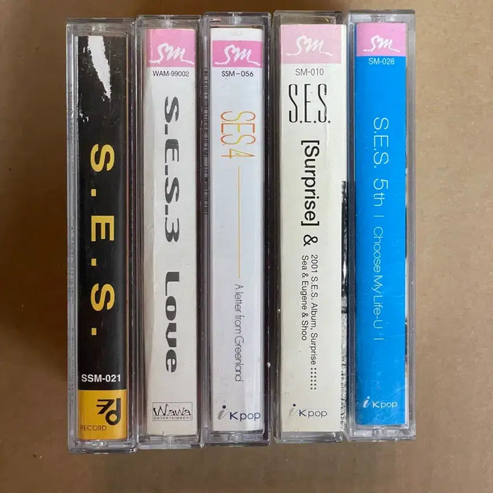 [BUNJANG] S.E.S. Cassette Tape Album Set (5 Albums) / S.E.S. 카세트 테이프 앨범 5개 세트