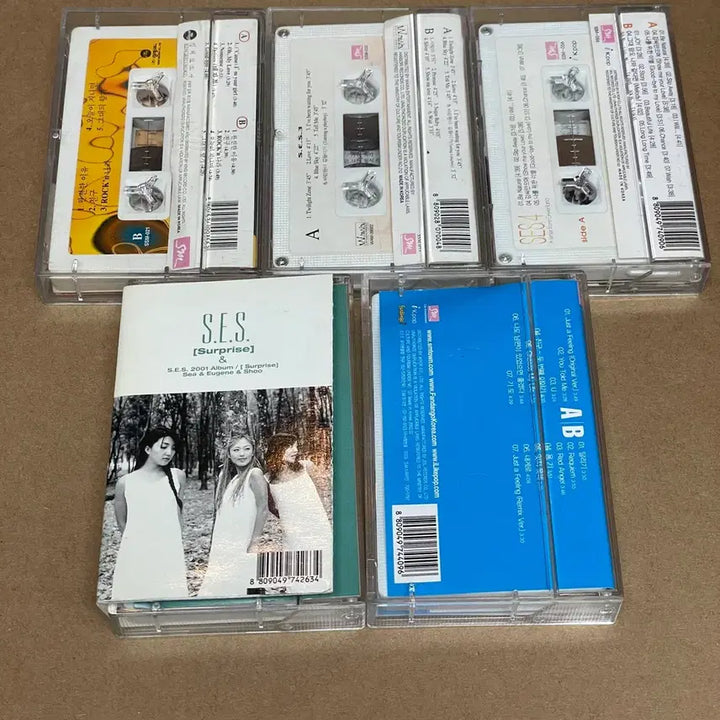 [BUNJANG] S.E.S. Cassette Tape Album Set (5 Albums) / S.E.S. 카세트 테이프 앨범 5개 세트