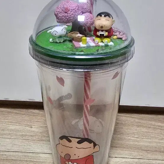 [BUNJANG] Crayon Shin-chan Cherry Blossom Picnic Tumbler / 짱구 벚꽃 피크닉 텀블러