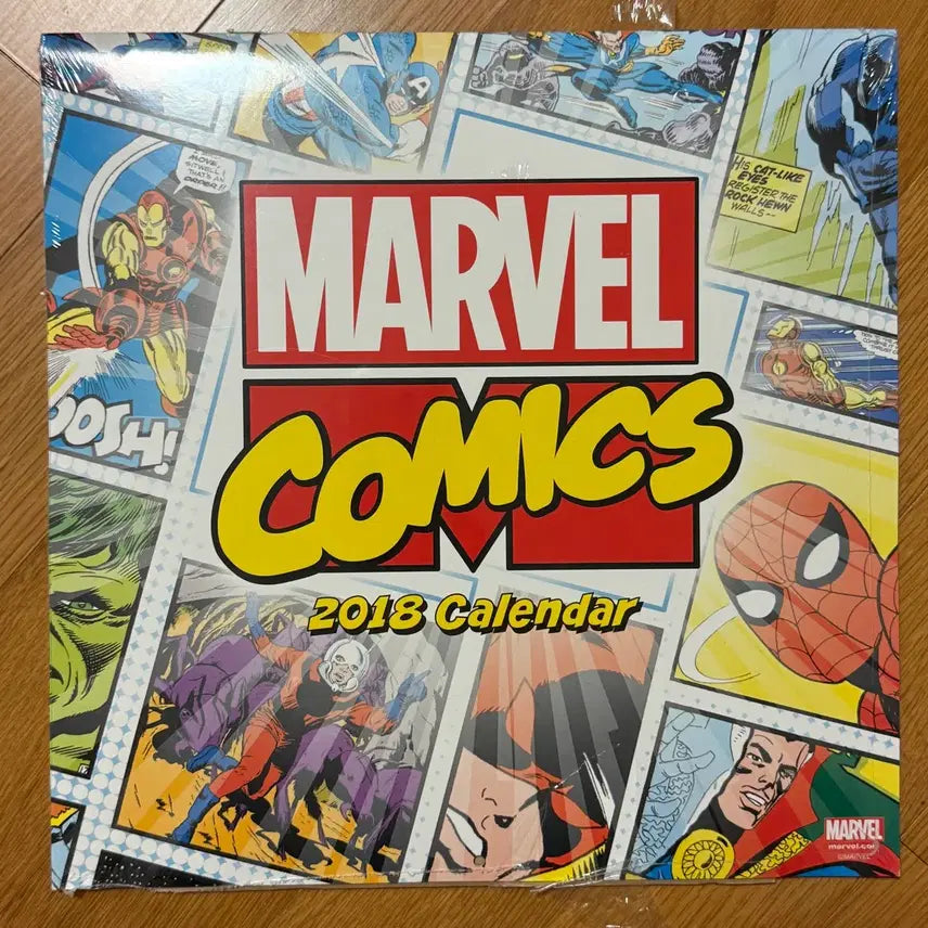 [BUNJANG] Marvel Comics 2018 Calendar (Vintage) / 고전) 마블 코믹스 2018년 캘린더