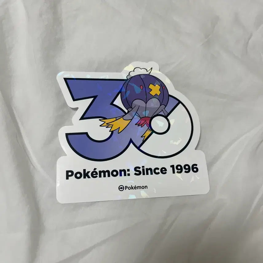 [BUNJANG] Pokemon 30th Anniversary Logo Sticker - 둥실라이드 / [포켓몬 30주년 로고 스티커] 둥실라이드