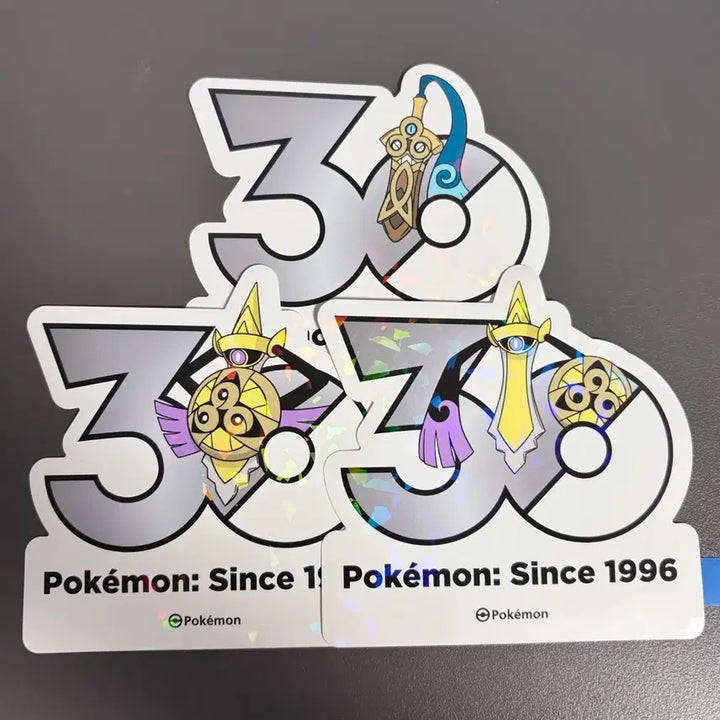 [BUNJANG] Pokemon 30th Anniversary Aegislash Doublade Sticker Set / 포켓몬 30주년 기념 스티커 킬가르도 단칼빙 세트