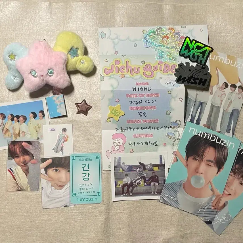 [BUNJANG] NCT WISH Pop-Up Store Lucky Draw Photocards, Stickers, Guide, and More / 엔시티 위시 팝츄 앨범 료 포카 시온 띠부씰 사쿠야 가이드 위츄 스오위