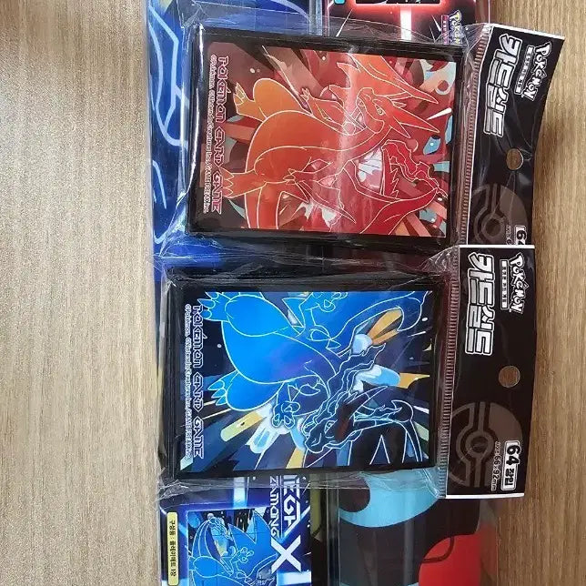 [BUNJANG] Pokemon Mega Charizard Card Sleeves and Mats Set (Sealed) / 포켓몬 메가리자몽 카드 슬리브/매트 세트 미개봉