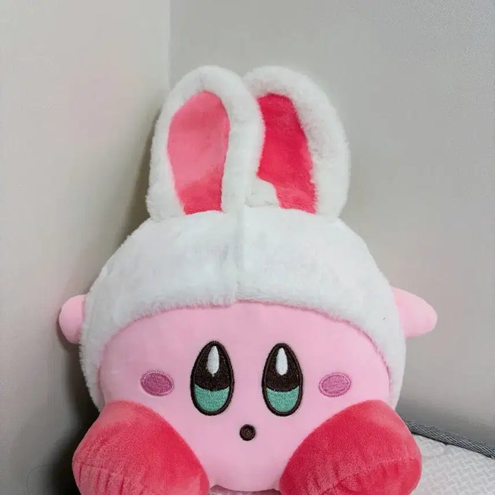 [BUNJANG] Bunny Ear Kirby Plush / 토끼귀 커비 인형