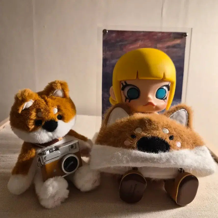 [BUNJANG] Pop Mart Molly Shiba Inu Figure with Camera / 팝마트 몰리 시리즈