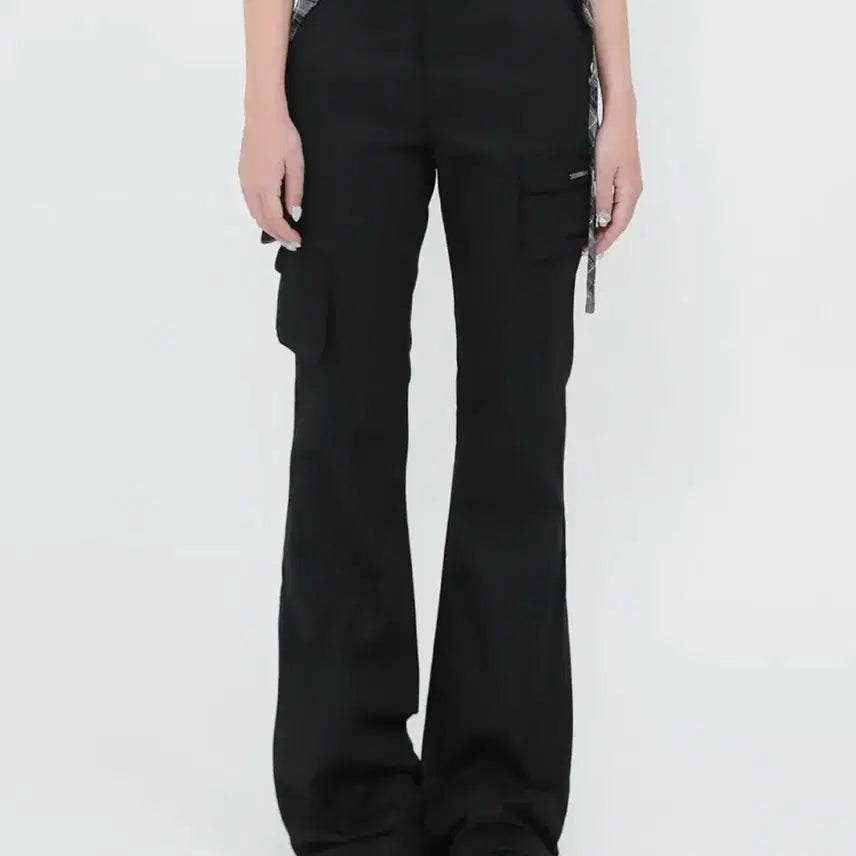 [BUNJANG] Miseki Seoul Line Pocket Cargo Pants Black / [새상품] 미세키서울 Line pocket cargo pants 블랙 1