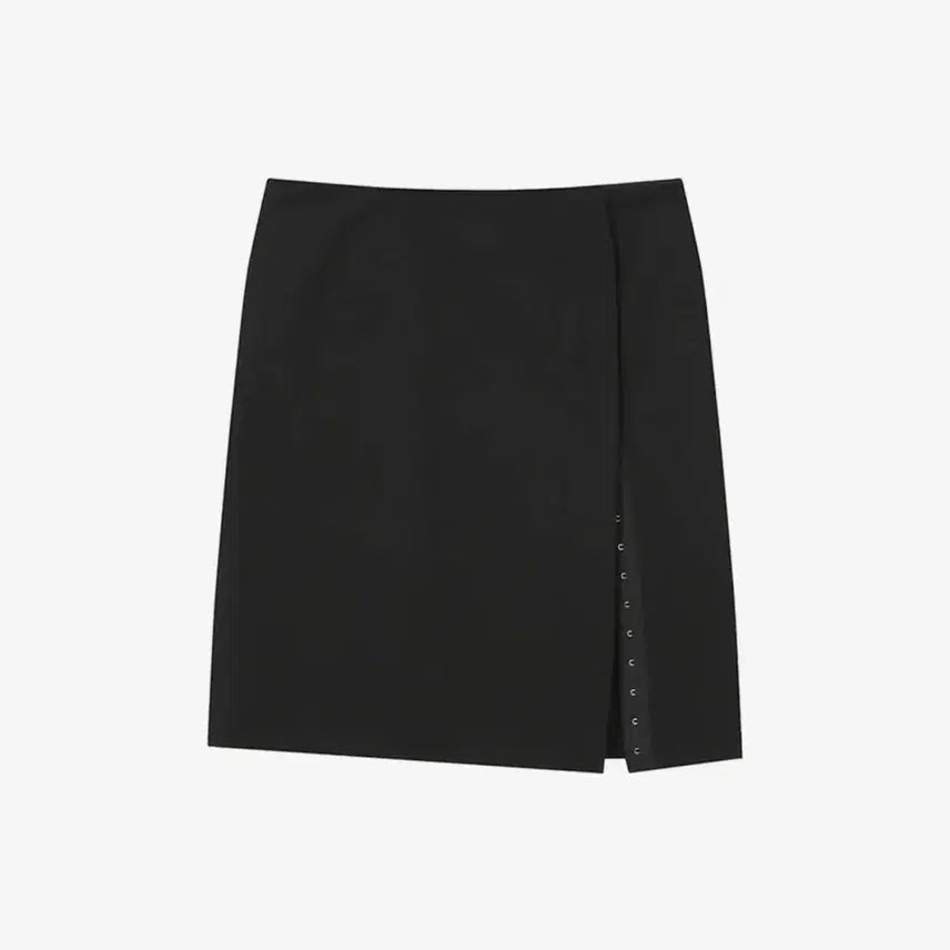 [BUNJANG] Miseki Seoul Hook and Eye Slit Skirt Black / [새상품] 미세키서울 Hookandeye slit skirt BLACK