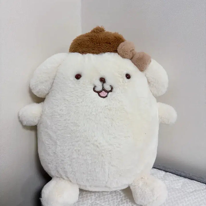 [BUNJANG] Pompompurin Plush Toy with Ribbon / 리본 폼폼푸린 인형