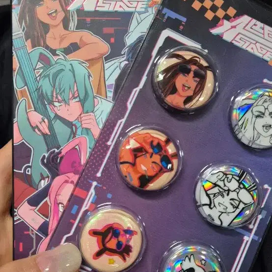 [BUNJANG] A-Stage HyunA Can Badge Set / 에이스테 현아 캔뱃지 판매