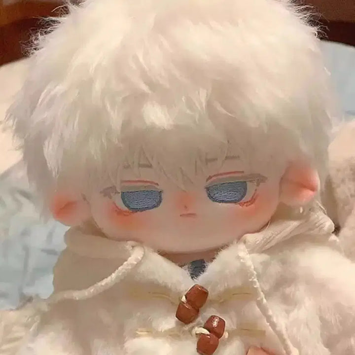 [BUNJANG] Jujutsu Kaisen Satoru Gojo 20cm Plush Doll (Includes Outfit) / 주술회전 고죠사토루 20cm 솜인형 뼈깅이 (옷 포함)
