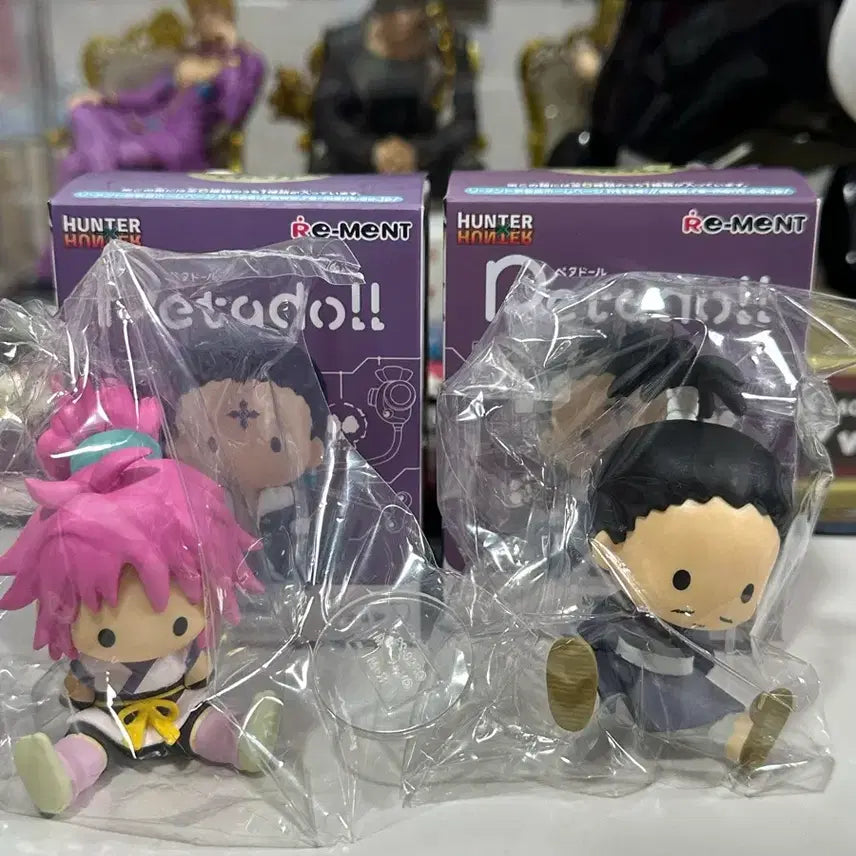 [BUNJANG] Re-Ment Hunter x Hunter PetaDoll Machi &amp; Nobunaga Bundle Set (Sealed) / [미개봉] 리멘트 헌터x헌터 페타돌 마치, 노부나가 일괄
