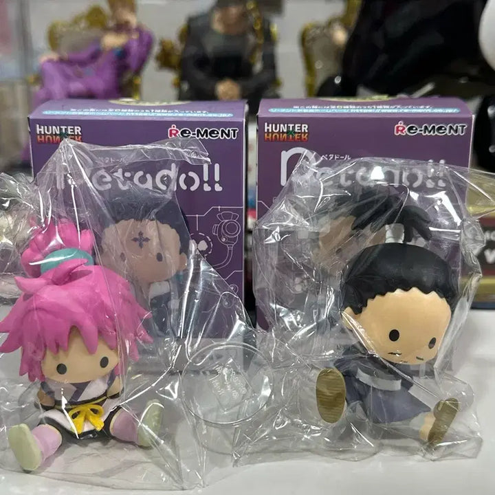 [BUNJANG] Re-Ment Hunter x Hunter PetaDoll Machi &amp; Nobunaga Bundle Set (Sealed) / [미개봉] 리멘트 헌터x헌터 페타돌 마치, 노부나가 일괄