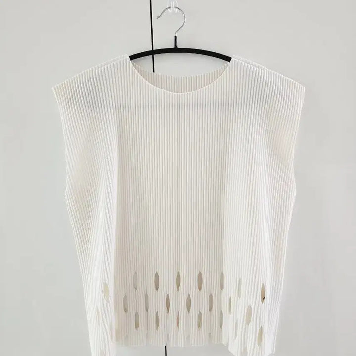 [BUNJANG] Issey Miyake Pleats Please French Sleeve Knit Top / 이세이미야케 미 탑