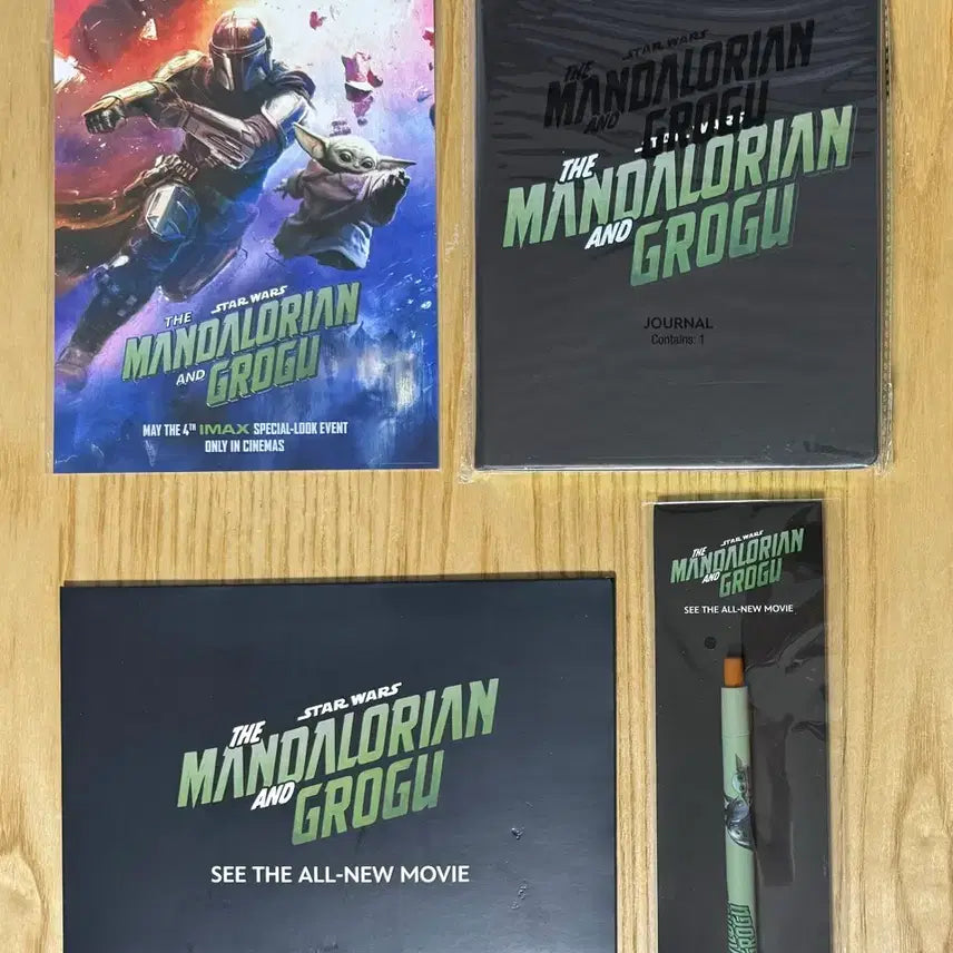 [BUNJANG] The Mandalorian &amp; Grogu Premiere Limited Edition Goods Set / [만달로리안과 그로구] 시사회 한정판 굿즈 4종