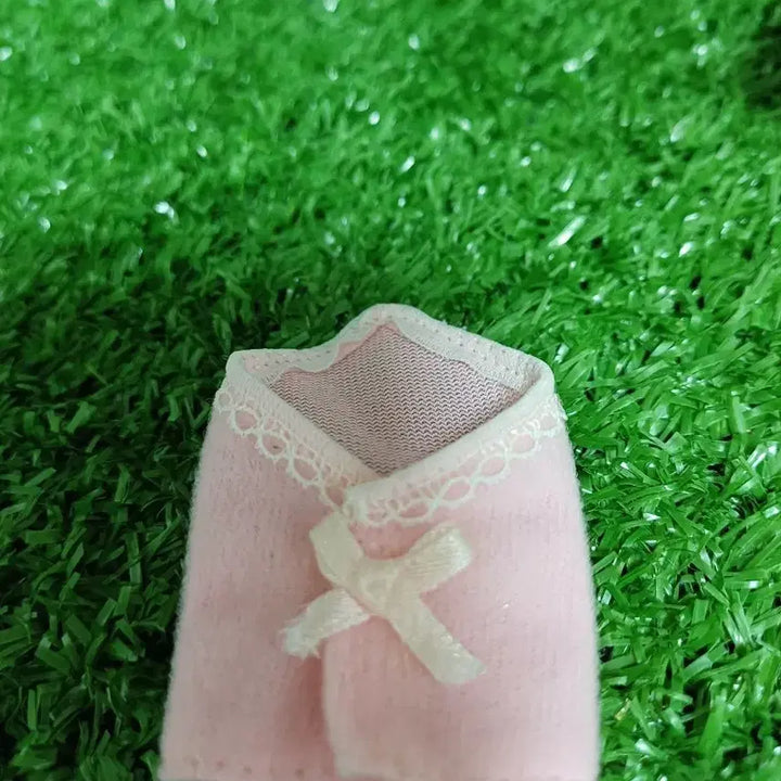 [BUNJANG] Sylvanian Families Pink Lace Baby Swaddle / 실바니안 핑크색 레이스 아기 겉싸개