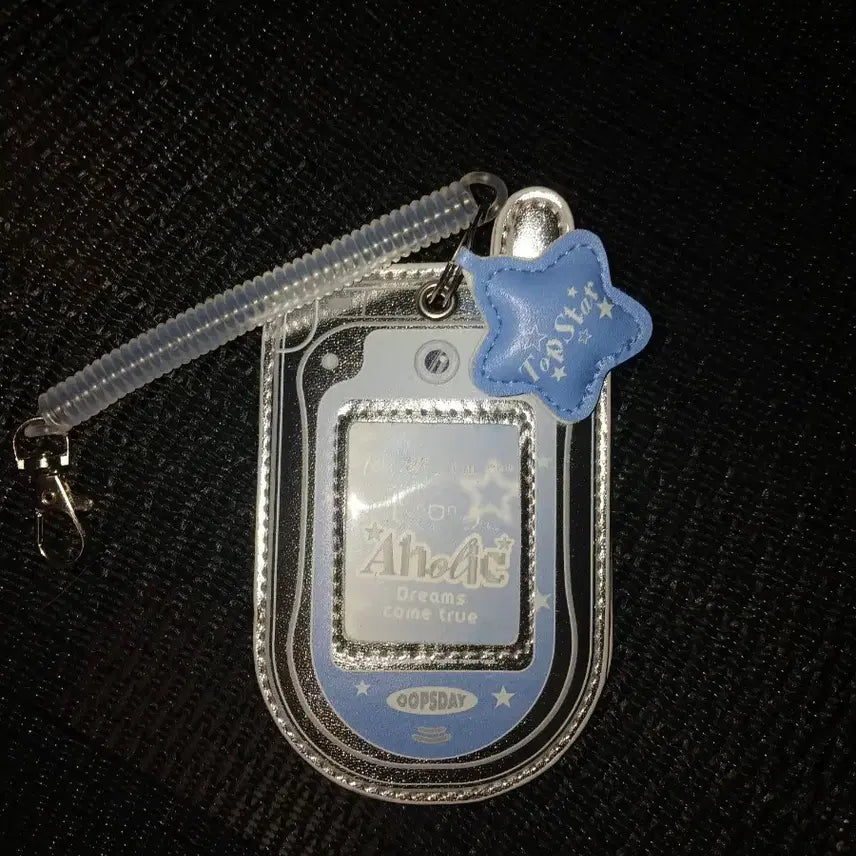 [BUNJANG] Y2K Phone Shaped Photocard Holder Keychain / y2k 포카 홀더 키링