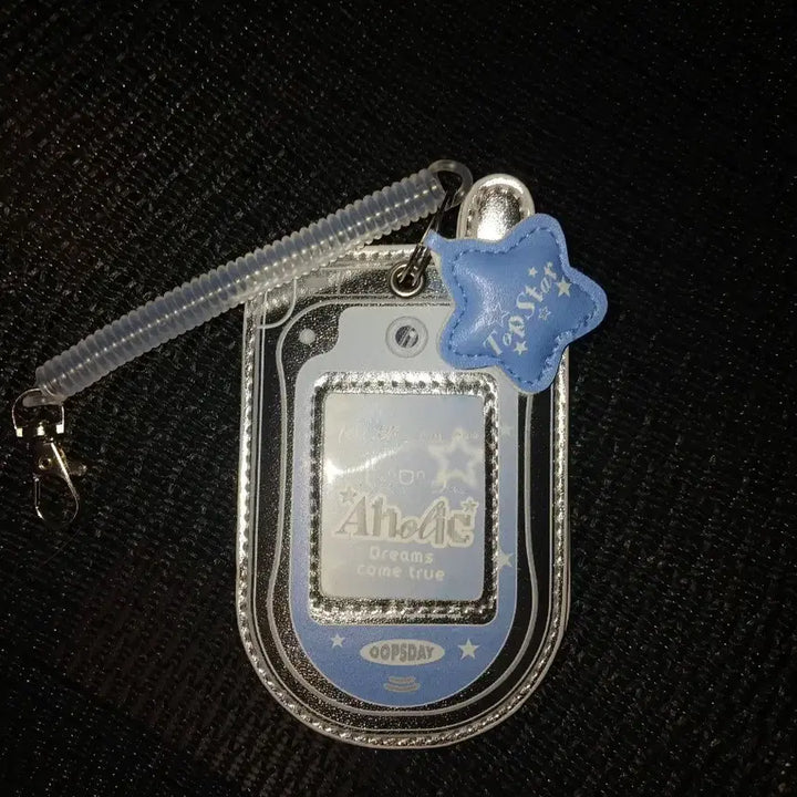 [BUNJANG] Y2K Phone Shaped Photocard Holder Keychain / y2k 포카 홀더 키링