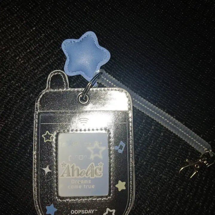 [BUNJANG] Y2K Phone Shaped Photocard Holder Keychain / y2k 포카 홀더 키링