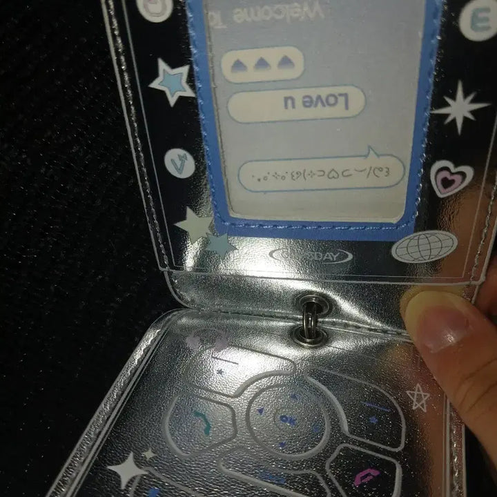 [BUNJANG] Y2K Phone Shaped Photocard Holder Keychain / y2k 포카 홀더 키링