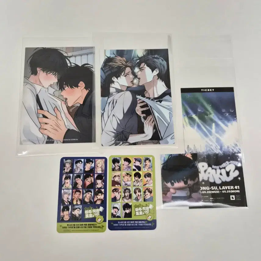 [BUNJANG] Sparkles Special Bundle Set - Header, Scent Boundary, Black Horse Ticket / 스파클즈 특전일괄.해빙곡선 헤더, 향의경계 스킨십 ,검은목마 입장특전