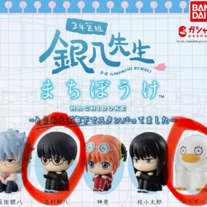[BUNJANG] Gintama 3rd Year Z Class Ginpachi-sensei Machiboke Shinpachi &amp; Elizabeth Set / 미개봉) 은혼 3학년Z반 마치보케 신파치,엘리자베스 2종 일괄