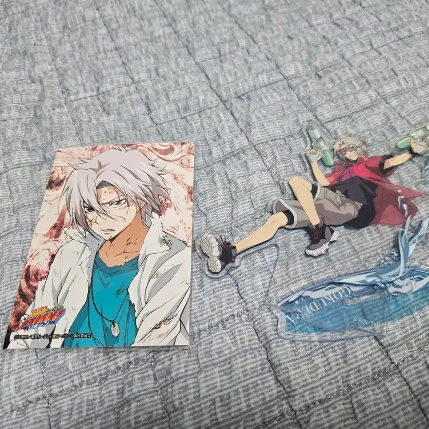 [BUNJANG] Reborn! Hayato Gokudera Acrylic Stand &amp; Bromide Bundle Set / 가정교사 히트맨 리본 고쿠데라 굿즈 일괄판매