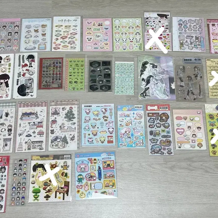 [BUNJANG] Sealed Sticker Happy Nyangday, Yurui, Huhoo, Nekomaid Soup, Channel, Udah, Pobe / 씰스티커 해피냥데이 유리 후후이 네코메이드수프 채널 서티 우다 포베