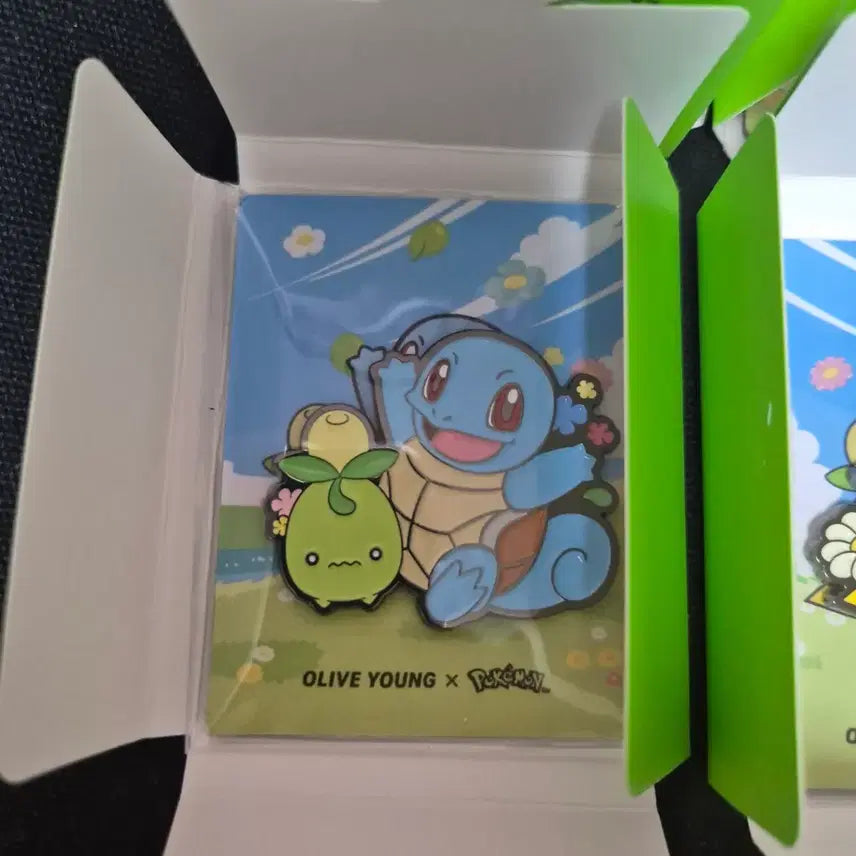[BUNJANG] Sealed Olive Young Pokemon Double Magnet Squirtle / [미개봉] 올리브영 포켓몬스터 더블 마그넷 꼬부기