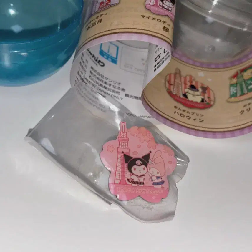 [BUNJANG] Sanrio Characters Pins Tokyo Skytree Gacha My Melody Kuromi / 산리오 캐릭터 핀즈 도쿄 한정 스카이트리 가챠 마이멜로디 쿠로미