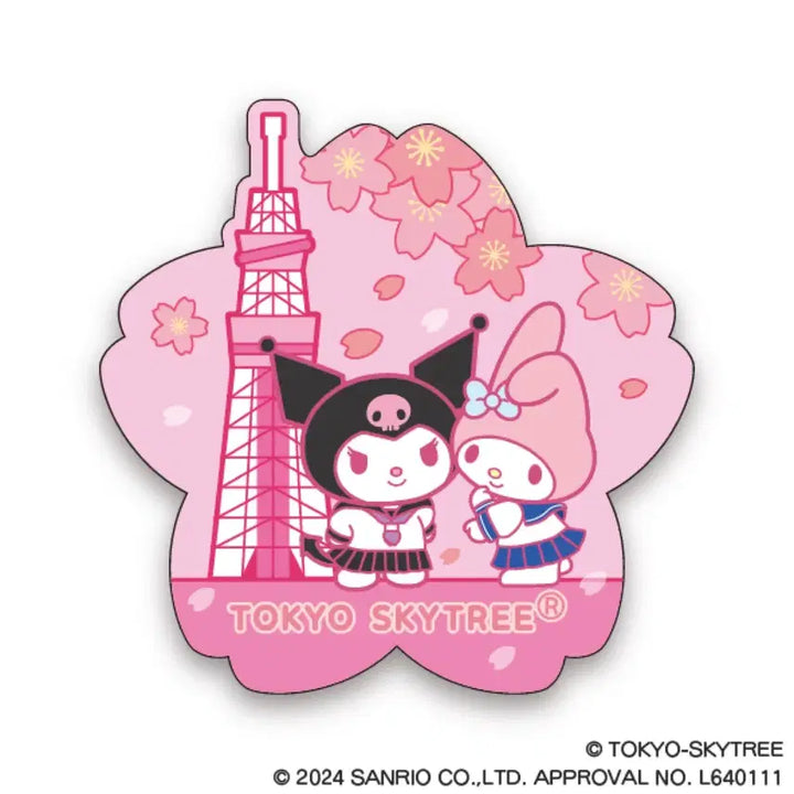 [BUNJANG] Sanrio Characters Pins Tokyo Skytree Gacha My Melody Kuromi / 산리오 캐릭터 핀즈 도쿄 한정 스카이트리 가챠 마이멜로디 쿠로미