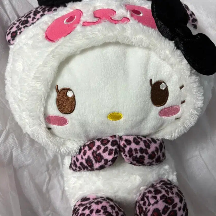 [BUNJANG] Sanrio Hello Kitty Panda Leopard Plush / 판다 호피 키티