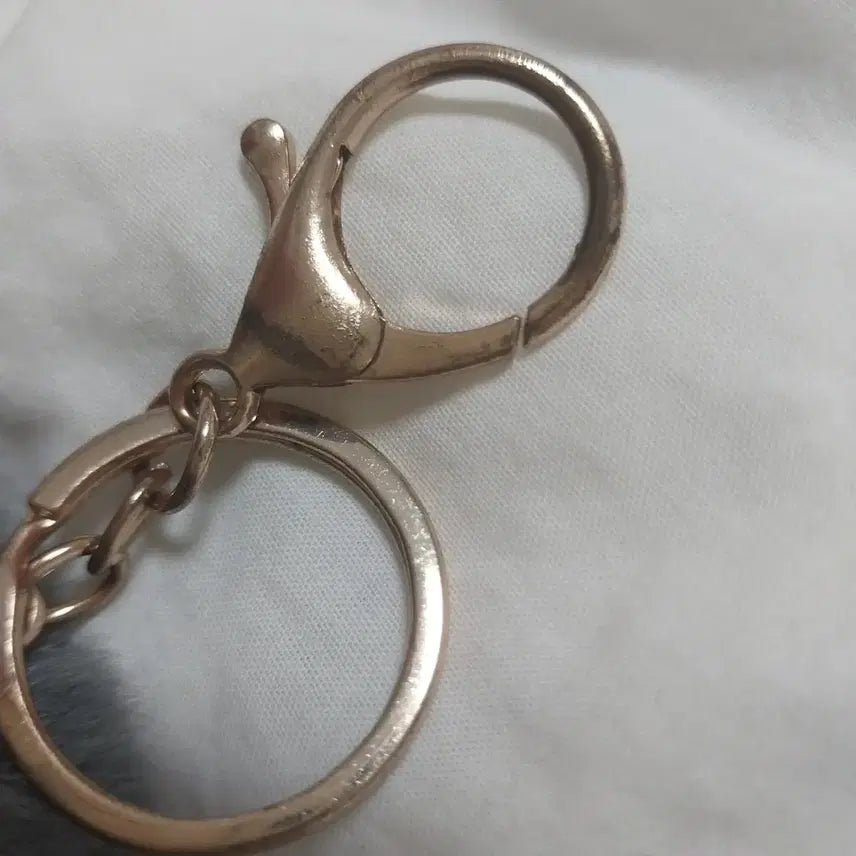 [BUNJANG] Charcoal Round Keyring / 챠콜색 동그란 키링